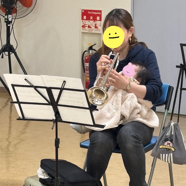 子連れで練習参加